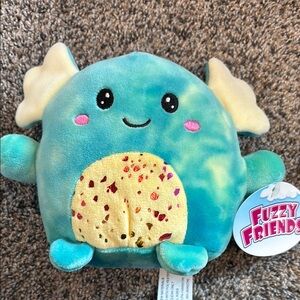 Fuzzy Friends Axolotl Plush NWT